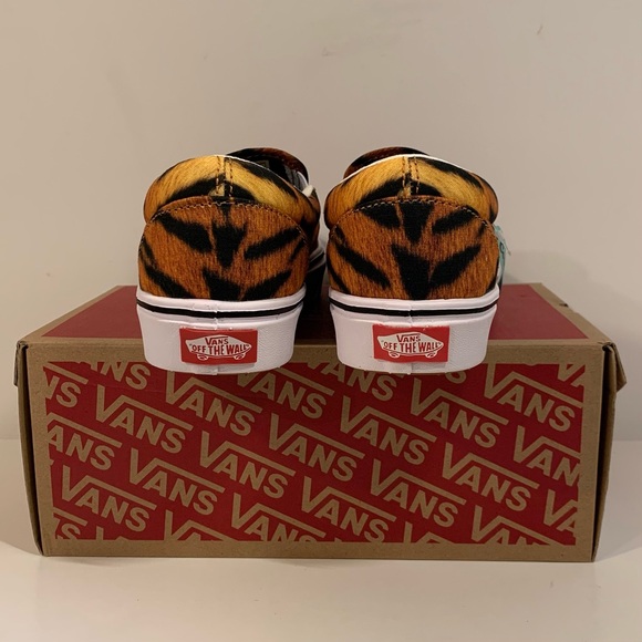 [BRAND NEW] VANS COMFYCUSH SLIP-ON TIGER PRINT WOMENS SHOES SIZE 5.5 SNEAKERS - Picture 7 of 11